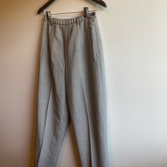 Vintage Pendleton Houndstooth Pattern Pants Size 8 Petite 100% Virgin Wool - Picture 3 of 7